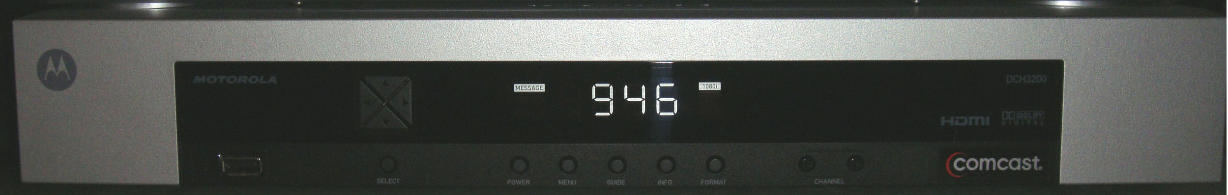 Comcast HDTV Cable Box Installation