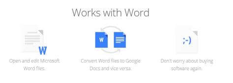 google works with word