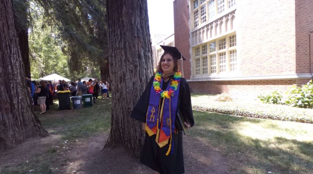 Kristen graduates from UOP