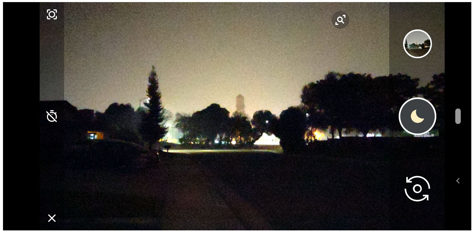 night sight taking pic