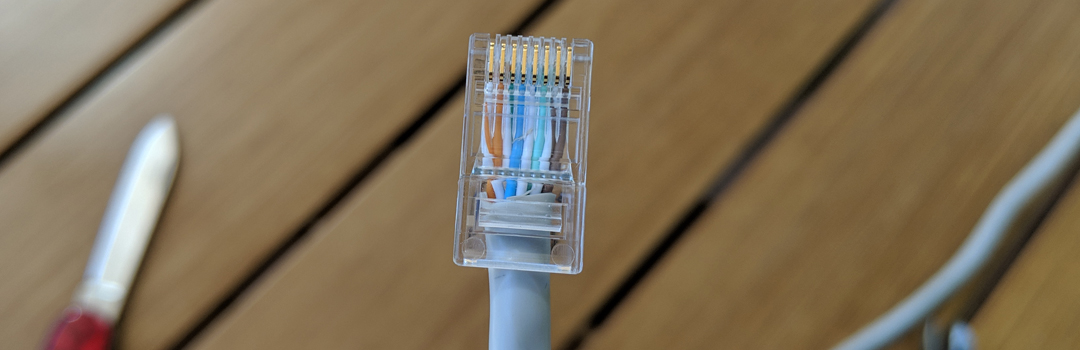 The Ancient Art of Building a TIA/EIA-568B RJ-45 Cable or Short Patch Cable